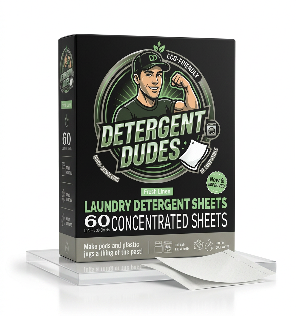 Detergent Dudes Laundry Detergent Sheets